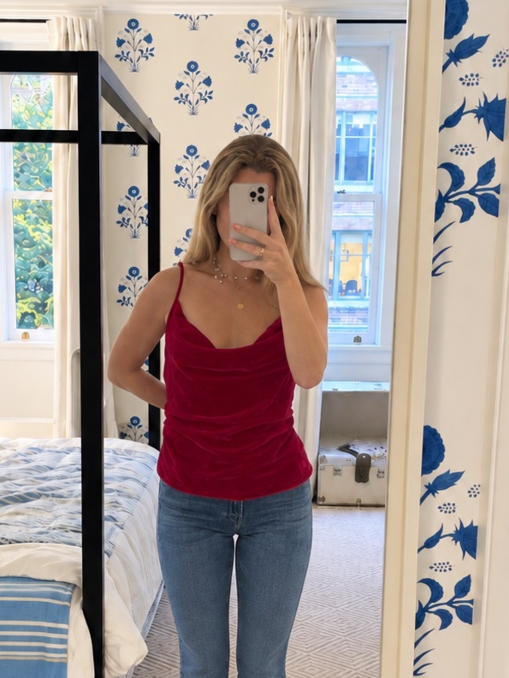 NWOT Valencia & Vine Velvet Cami